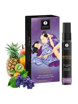 SPRAY PARA SEXO ORAL COM AROMA DE FRUTOS EXÓTICOS WAVES OF PLEASURE SHUNGA