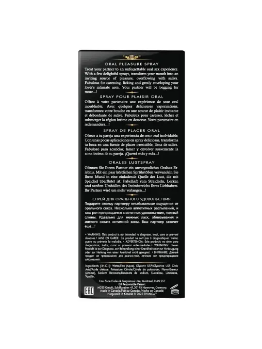 SPRAY PARA SEXO ORAL COM AROMA DE FRUTOS EXÓTICOS WAVES OF PLEASURE SHUNGA