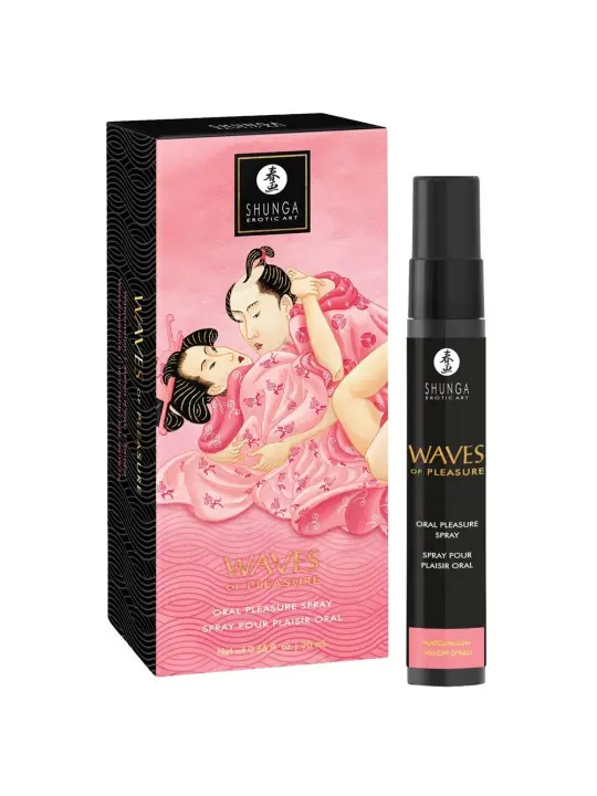 SPRAY PARA SEXO ORAL COM AROMA A MELÂNCIA WAVES OF PLEASURE SHUNGA