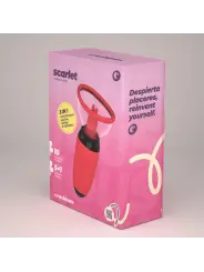SCARLET BOMBA VULVAR ESTIMULADORA RECARREGÁVEL CRUSHIOUS