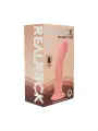 DUAL DENSITY SILICONE CURVED REALISTIC DILDO WITH SUCTION CUP - 8 / 20,5 CM - FLESH