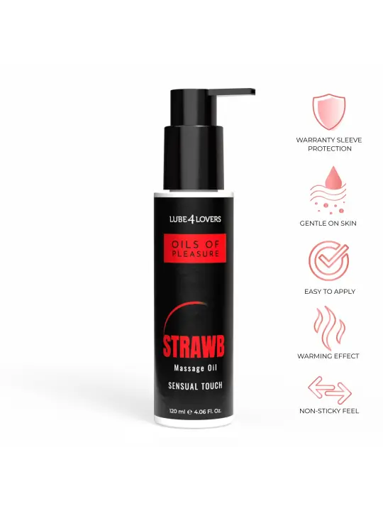 PLEASURE FRAGOLA 120 ML OLIO DA MASSAGGIO
