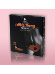 TANGA FEMININA COMESTÍVEL CHOCOLATE