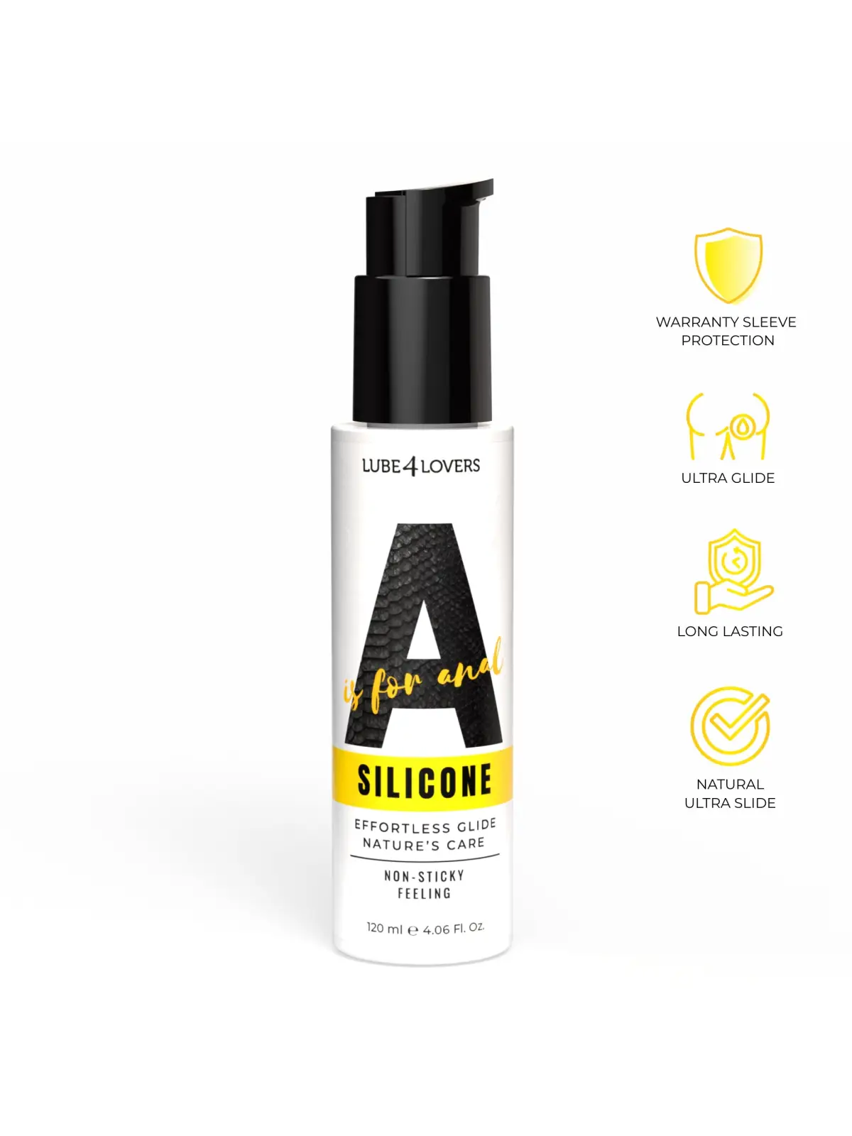 LUBRIFICANTE ANALE A IS FOR SILICONE 120 ML