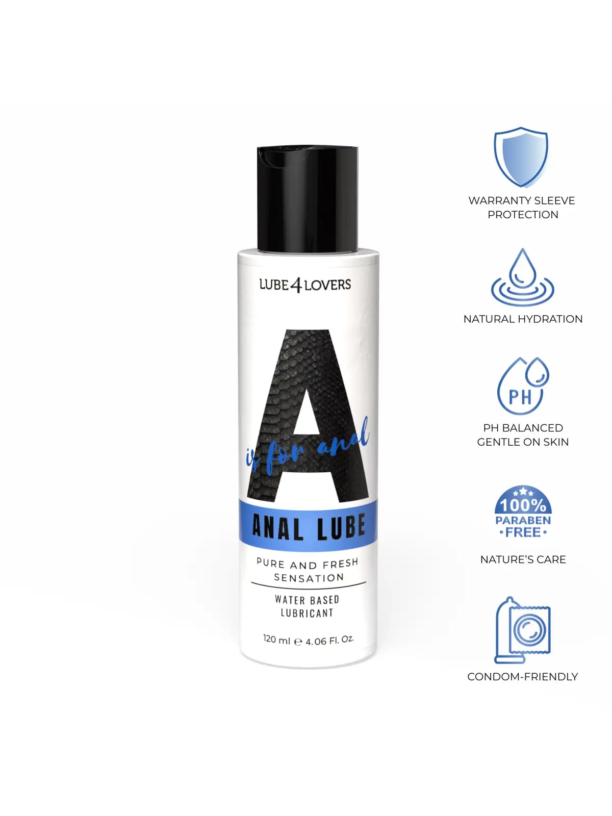 A IS FOR ANAL LUBE LUBRIFICANTE ANALE
