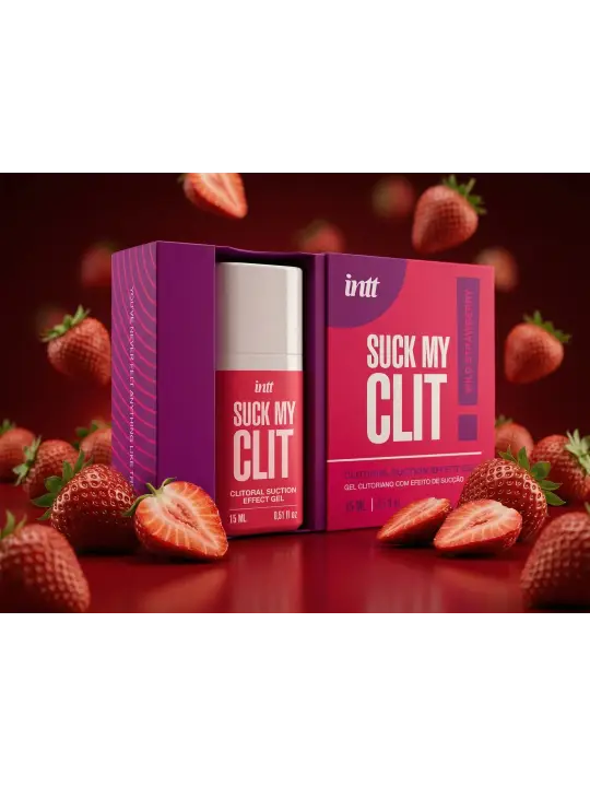 GEL ESTIMULANTE SUCK MY CLIT MORANGO SILVESTRE 15ML INTT