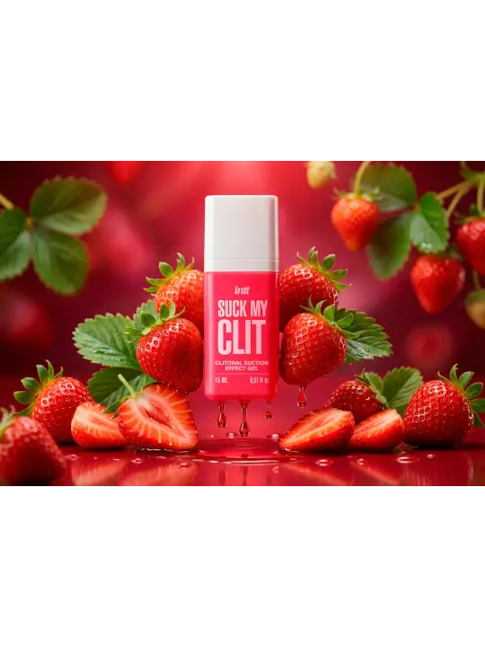 GEL ESTIMULANTE SUCK MY CLIT MORANGO SILVESTRE 15ML INTT