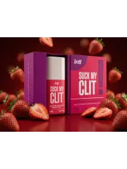 GEL ESTIMULANTE SUCK MY CLIT MORANGO SILVESTRE 15ML INTT