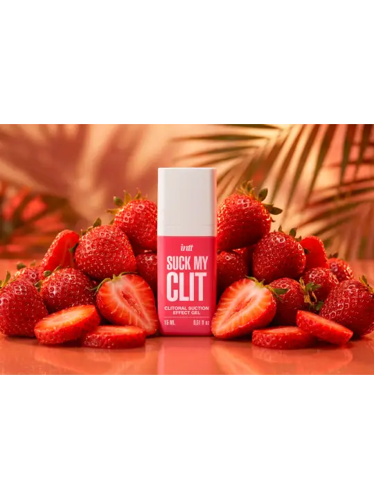 GEL ESTIMULANTE SUCK MY CLIT MORANGO SILVESTRE 15ML INTT