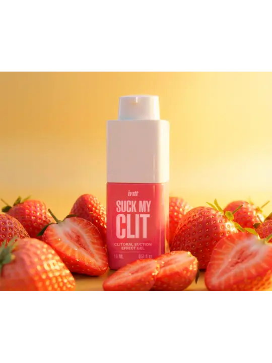 GEL ESTIMULANTE SUCK MY CLIT MORANGO SILVESTRE 15ML INTT