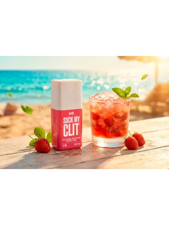 GEL ESTIMULANTE SUCK MY CLIT MORANGO SILVESTRE 15ML INTT