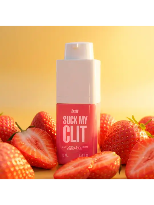 GEL ESTIMULANTE SUCK MY CLIT MORANGO SILVESTRE 15ML INTT