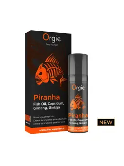 CREME ESTIMULANTE PARA HOMEM PIRANHA POWER CREAM 15ML ORGIE