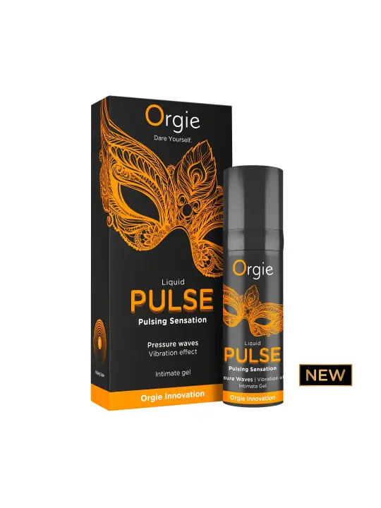 GEL ESTIMULANTE UNISEXO COM EFEITO PULSANTE LIQUID PULSE 15ML ORGIE