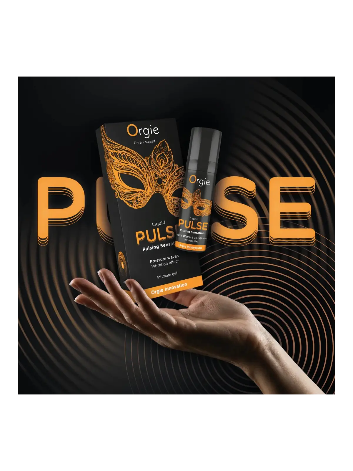 GEL ESTIMULANTE UNISEXO COM EFEITO PULSANTE LIQUID PULSE 15ML ORGIE