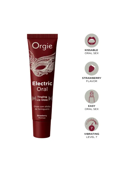 BATOM COM EFEITO FORMIGUEIRO ELECTRIC ORAL TINGLING LIP GLOSS 10ML ORGIE