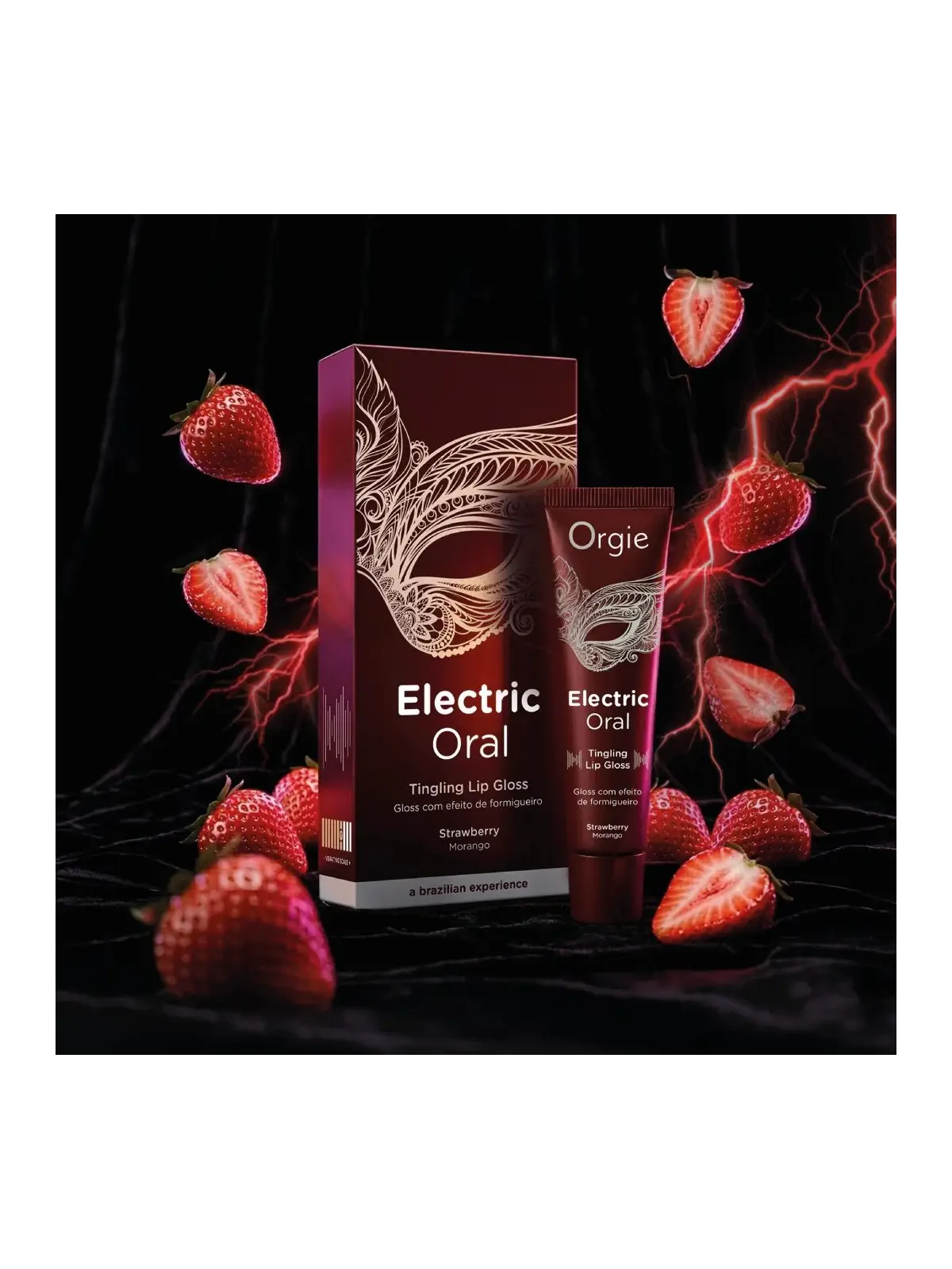BATOM COM EFEITO FORMIGUEIRO ELECTRIC ORAL TINGLING LIP GLOSS 10ML ORGIE
