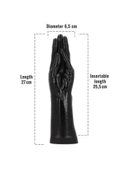 PUNHO PARA FISTING ANAL TOYS EXTREME MANIA 27 CM MADE IN ITALY