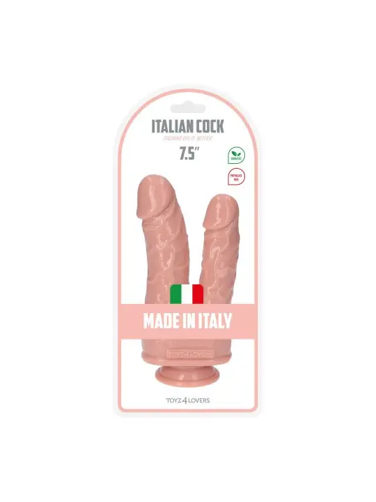 DILDO DUPLO ROMOLO AND REMO 20.5 CM MADE IN ITALY