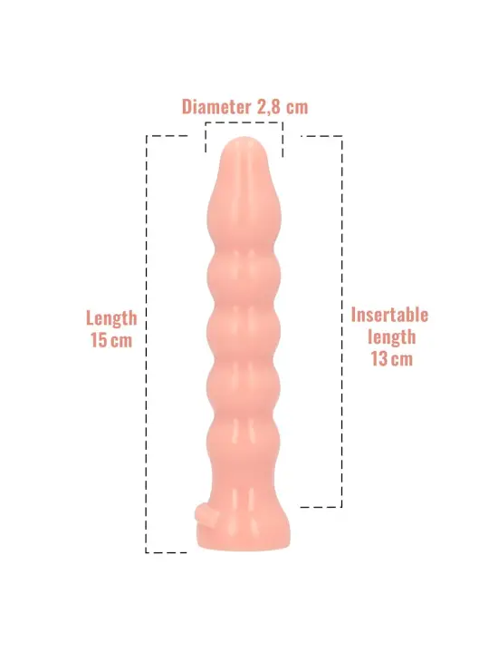 DILDO ANAL GAIO 15 CM MADE IN ITALY