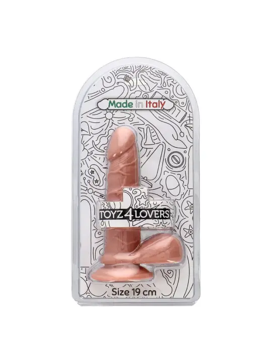 DILDO REALISTA EMILIO PINK 19 CM MADE IN ITALY