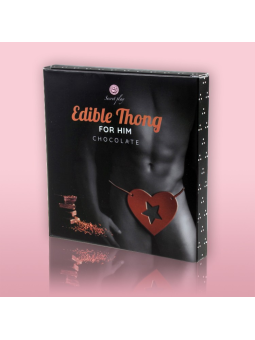 TANGA MASCULINA COMESTÍVEL CHOCOLATE