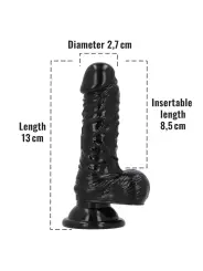 DILDO REALISTA LEO 13 CM MADE IN ITALY