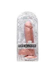 DILDO REALISTA FULVIO PINK 31 CM MADE IN ITALY