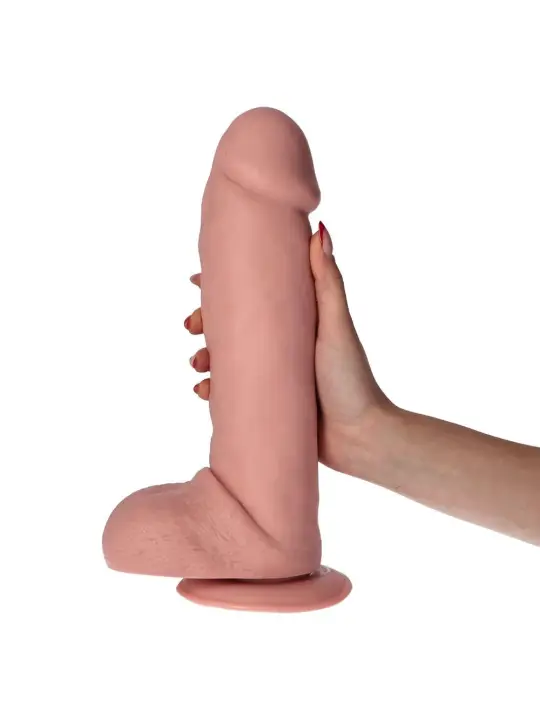 DILDO REALISTA FULVIO PINK 31 CM MADE IN ITALY