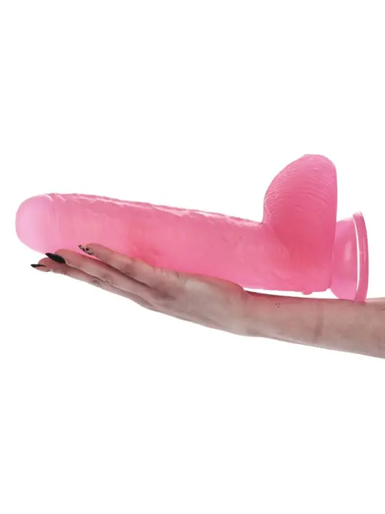 DILDO REALISTA BRUTO 31.5 CM ROSA MADE IN ITALY 