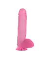 DILDO REALISTA BRUTO 31.5 CM ROSA MADE IN ITALY 