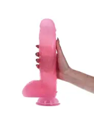 DILDO REALISTA BRUTO 31.5 CM ROSA MADE IN ITALY 