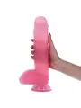 DILDO REALISTA BRUTO 31.5 CM ROSA MADE IN ITALY 
