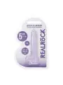 DILDO REALISTA COM TESTÍCULOS 5 /12.7 CM ROXO REAL ROCK 