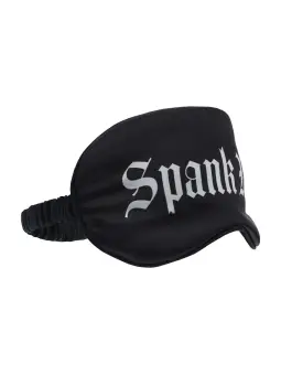 VENDA SPANK ME PRINTED SATIN PRETA OUCH!