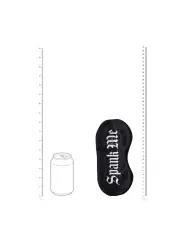 VENDA SPANK ME PRINTED SATIN PRETA OUCH!