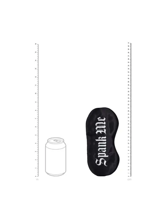 VENDA SPANK ME PRINTED SATIN PRETA OUCH!