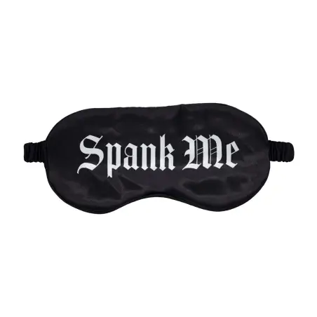 VENDA SPANK ME PRINTED SATIN PRETA OUCH!