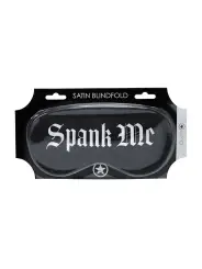 VENDA SPANK ME PRINTED SATIN PRETA OUCH!