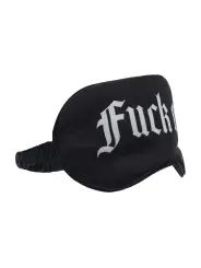 VENDA FUCK OFF PRINTED SATIN PRETA OUCH!