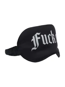 VENDA FUCK OFF PRINTED SATIN PRETA OUCH!