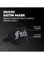 VENDA FUCK OFF PRINTED SATIN PRETA OUCH!