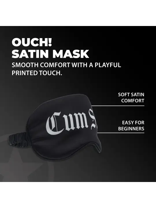 VENDA CUM SLUT PRINTED SATIN PRETA OUCH!