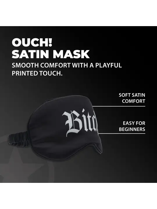 VENDA BITCH PRINTED SATIN PRETA OUCH!