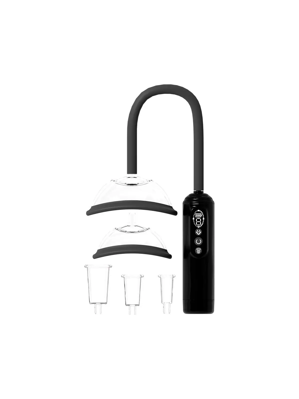 AUTOMATIC VAGINA BREAST AND NIPPLE PUMP - BLACK