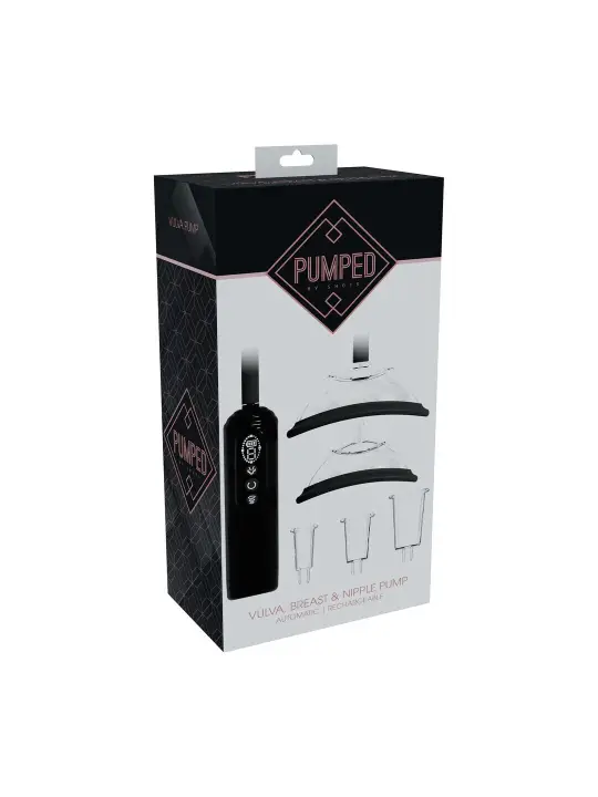 AUTOMATIC VAGINA BREAST AND NIPPLE PUMP - BLACK