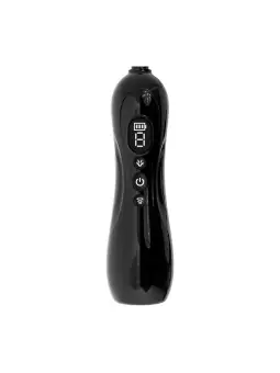 AUTOMATIC VAGINA AND BREAST PUMP WITH ROTATING AND VIBRATING TONGUE - BLACK