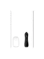 AUTOMATIC VAGINA AND BREAST PUMP WITH ROTATING AND VIBRATING TONGUE - BLACK