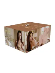 BODYFORMS - AVELINE LUXE - DUAL ENTRY VIBRATING MASTURBATOR - 14 KG / 30.9 LBS - FLESH
