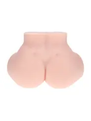 BODYFORMS - BREE KNOX - DUAL ENTRY VIBRATING MASTURBATOR - 4,2 KG / 9.3 LBS - FLESH